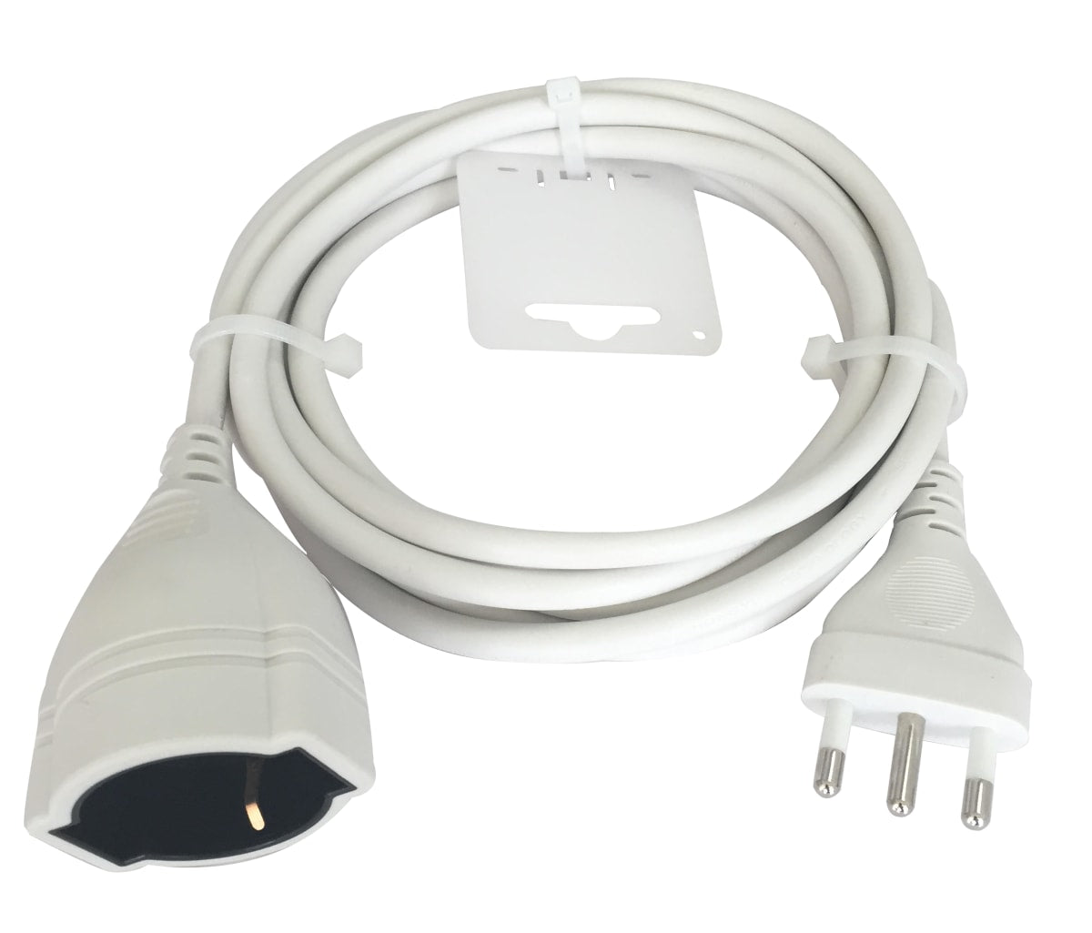 INDOOR EXTENSION CABLE 3 M SOCKET 10/16A PLUG 16A WHITE