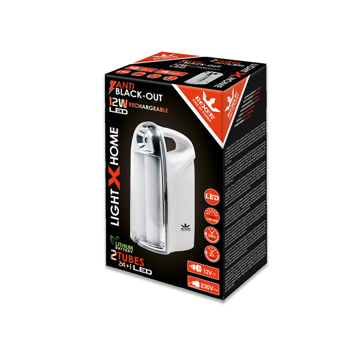 13W 300lm portable LED emergency lamp