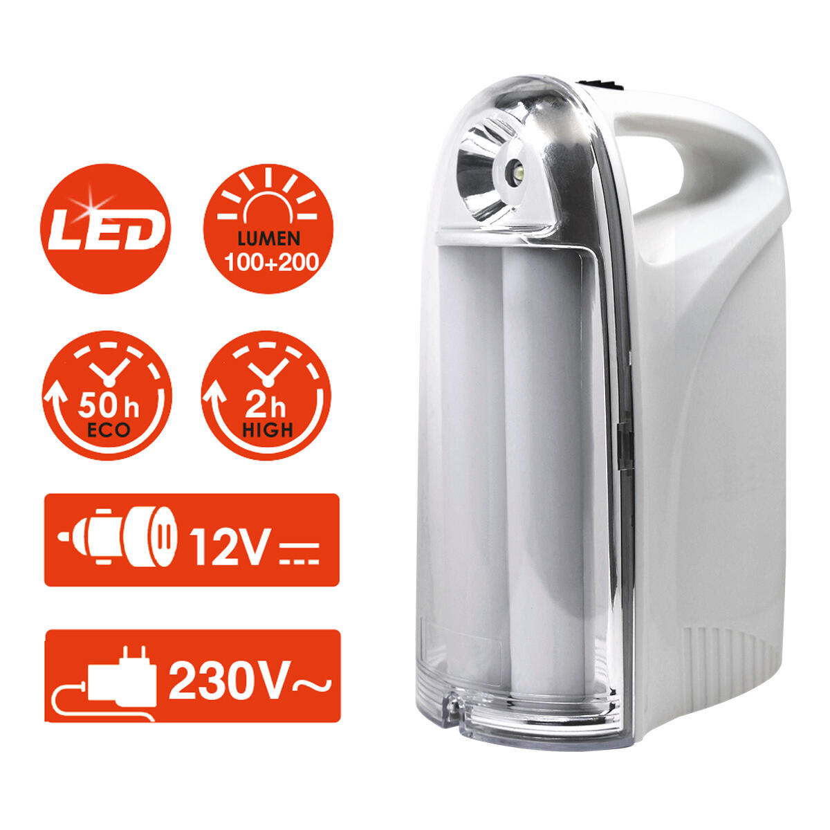 13W 300lm portable LED emergency lamp