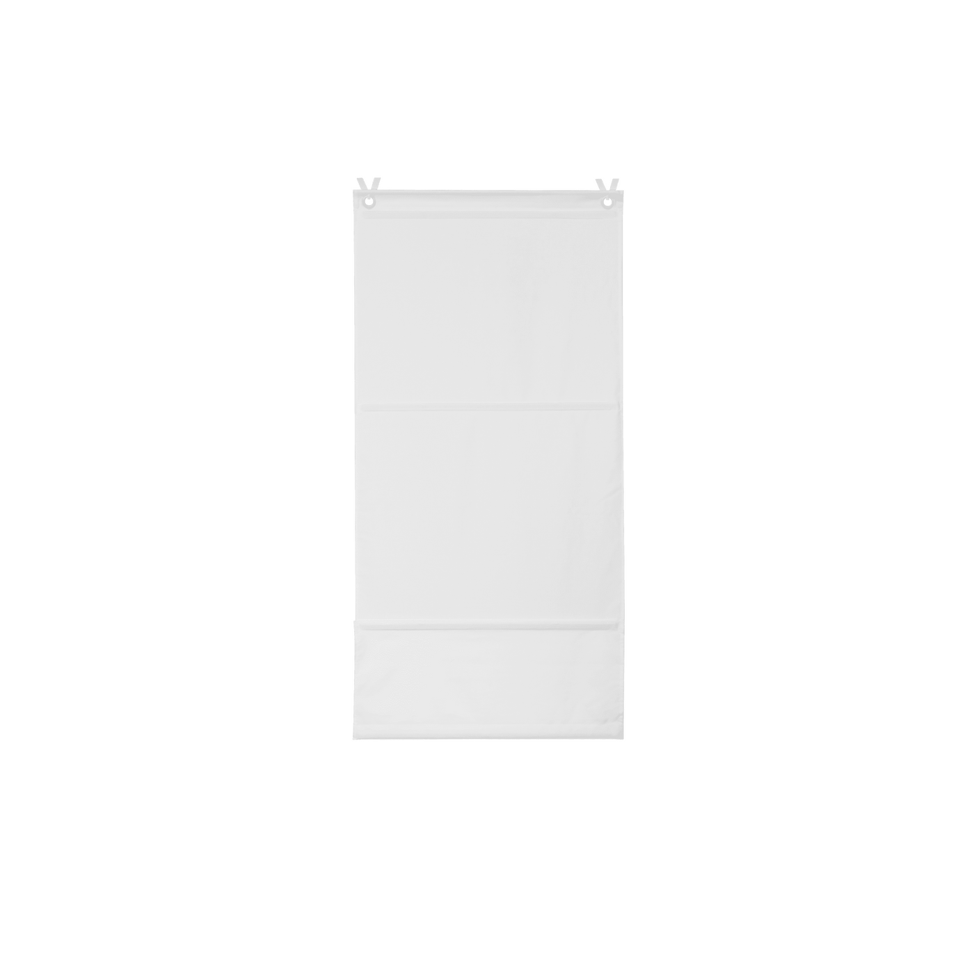Pharell Pleat roman blind, white, 40 x 175 cm