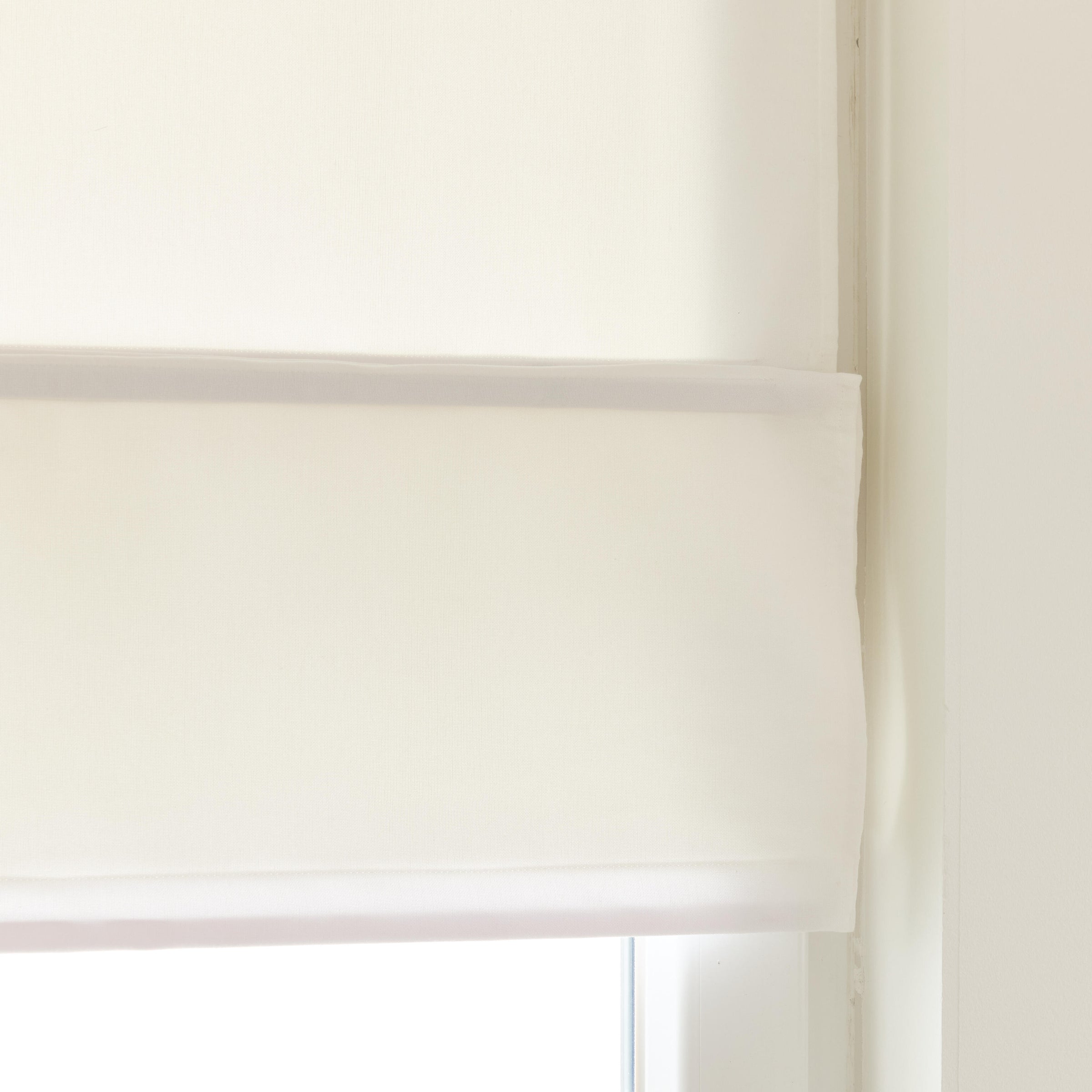 Pharell Pleat roman blind, white, 40 x 175 cm
