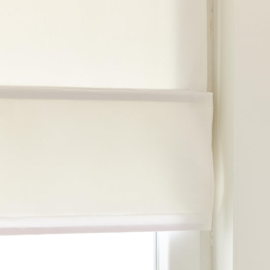 Pharell Pleat roman blind, white, 40 x 175 cm