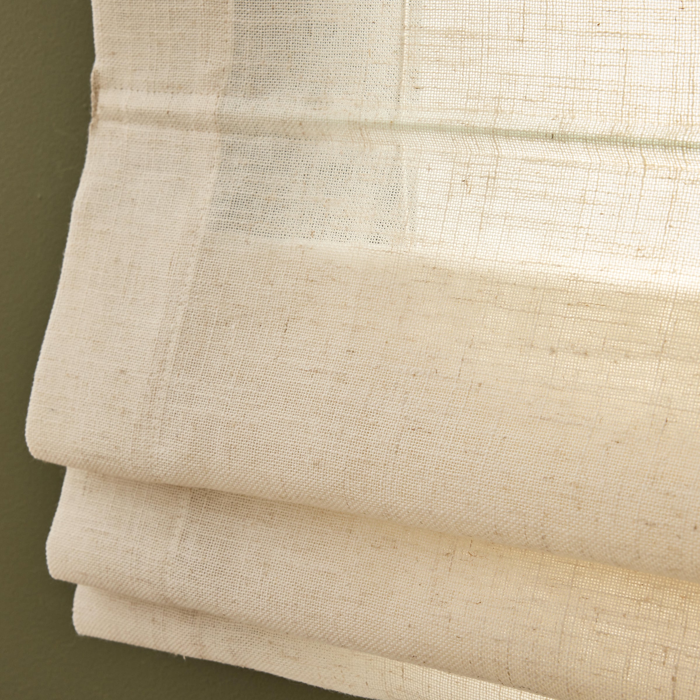 Charlina pleat Roman blind, natural, 60x175 cm