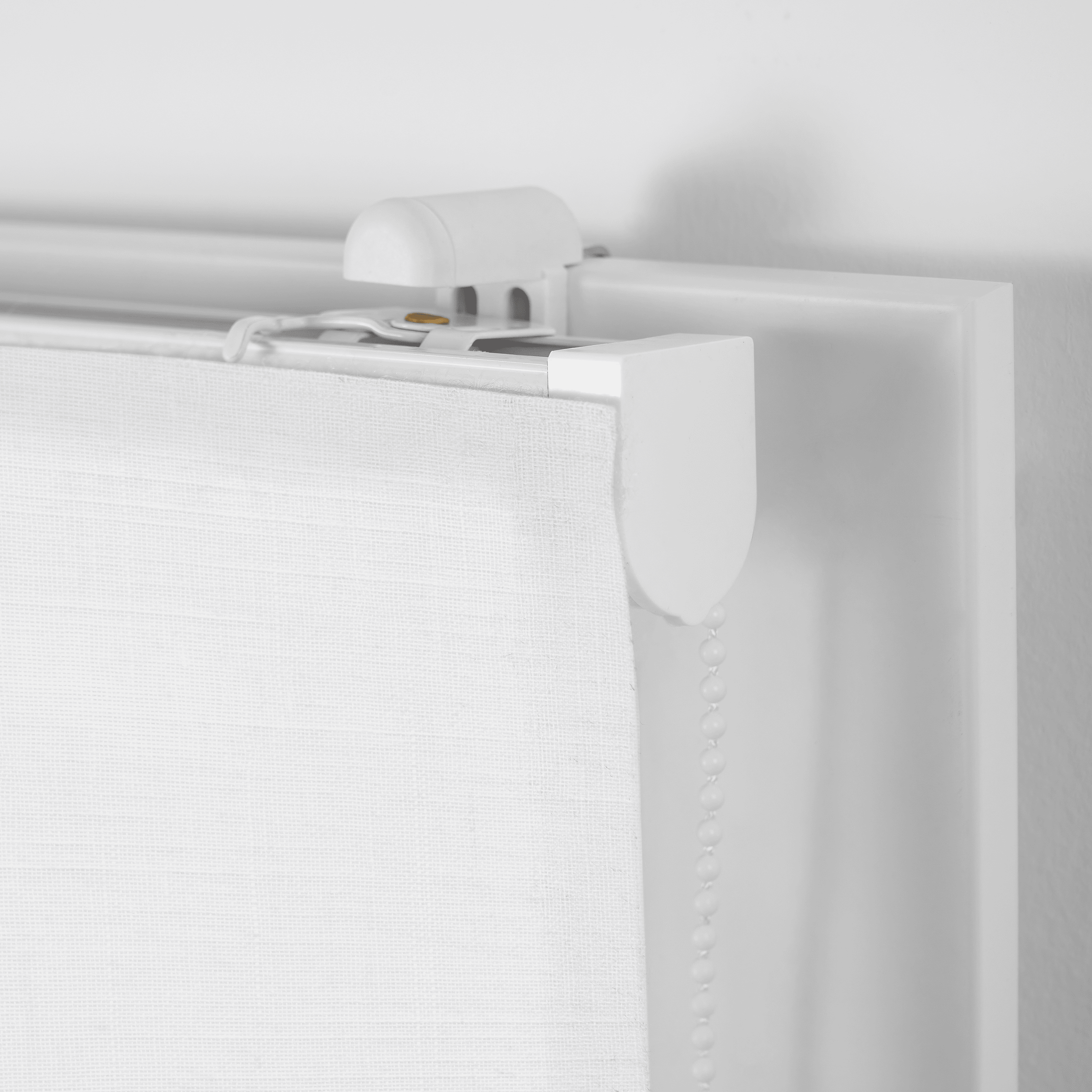 Teo pleat Roman blind, white, 60x175 cm