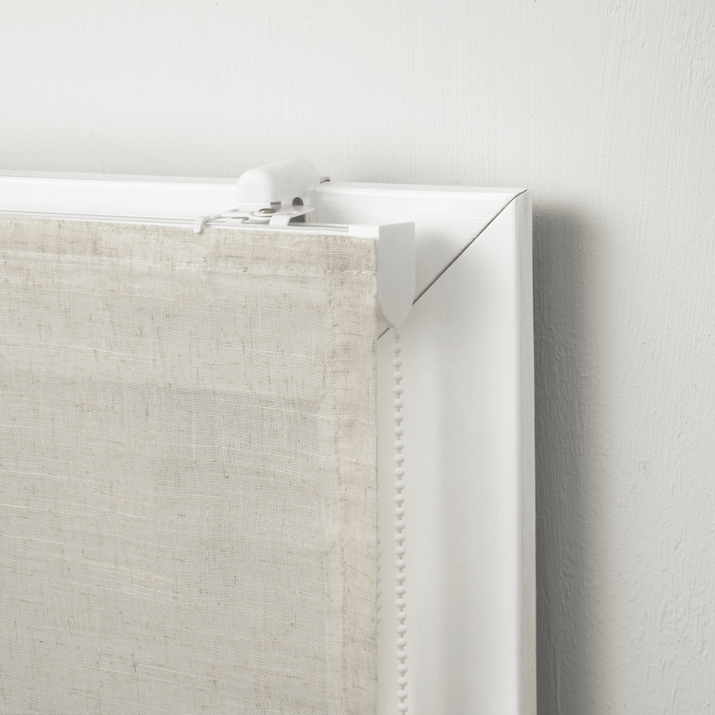 Teo pleat Roman blind, natural, 90x175 cm