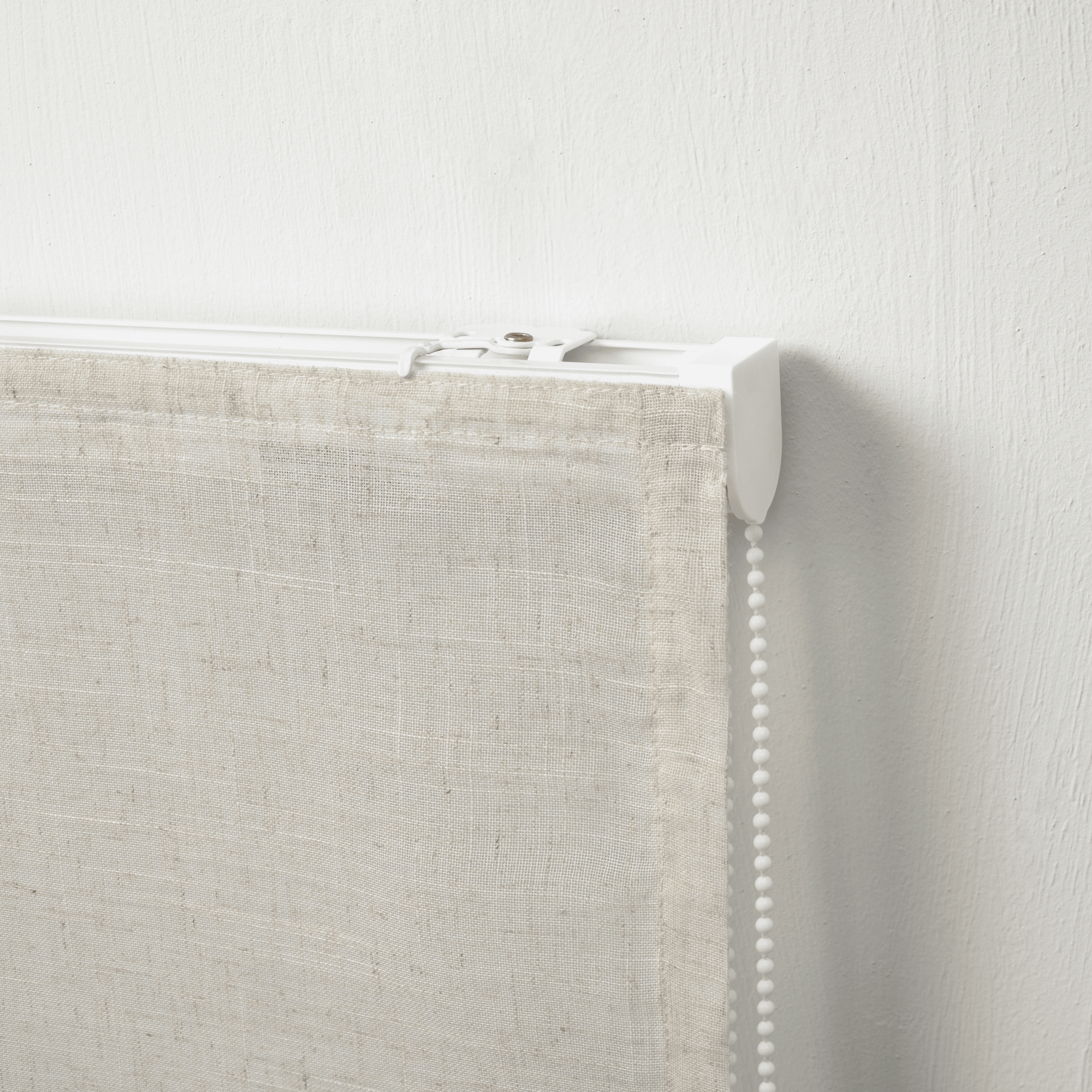 Teo pleat Roman blind, natural, 60x175 cm