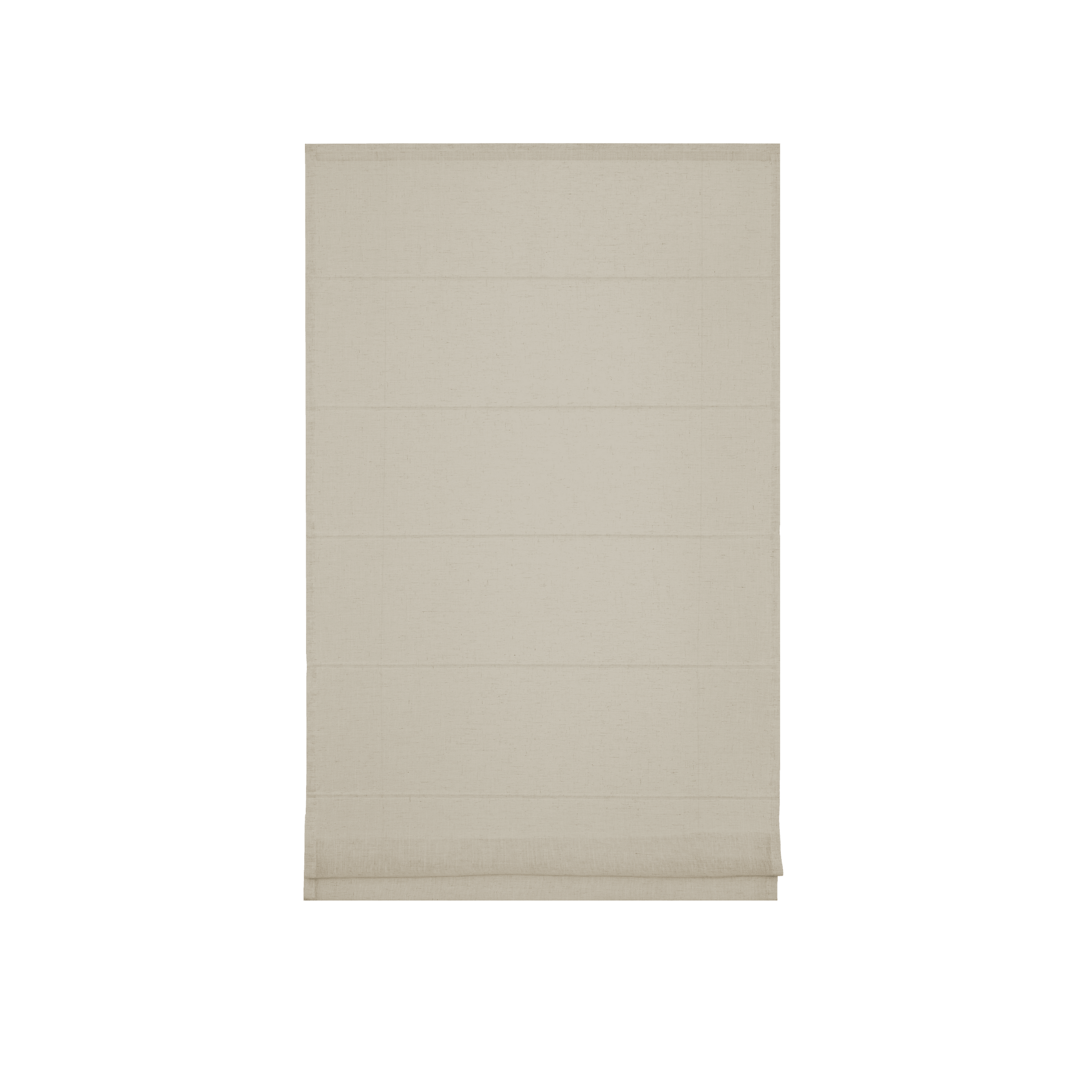 Teo pleat Roman blind, natural, 60x175 cm