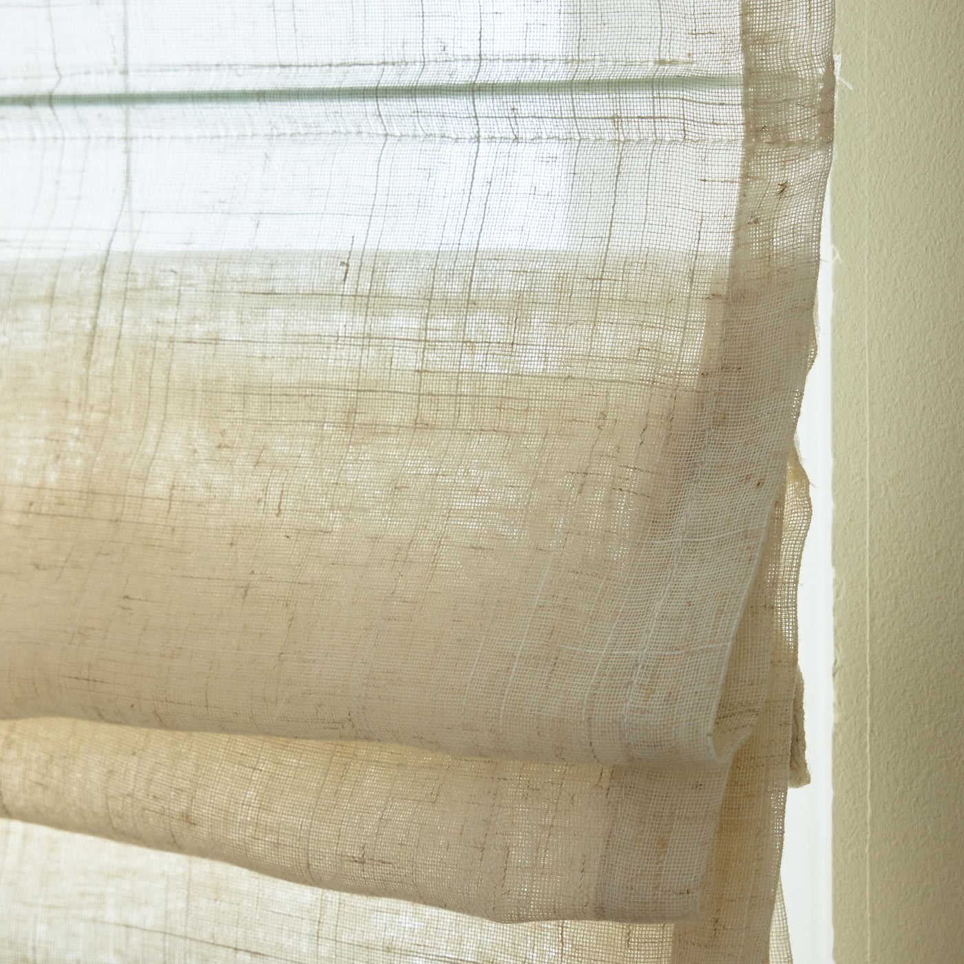 Teo pleat Roman blind, natural, 90x175 cm