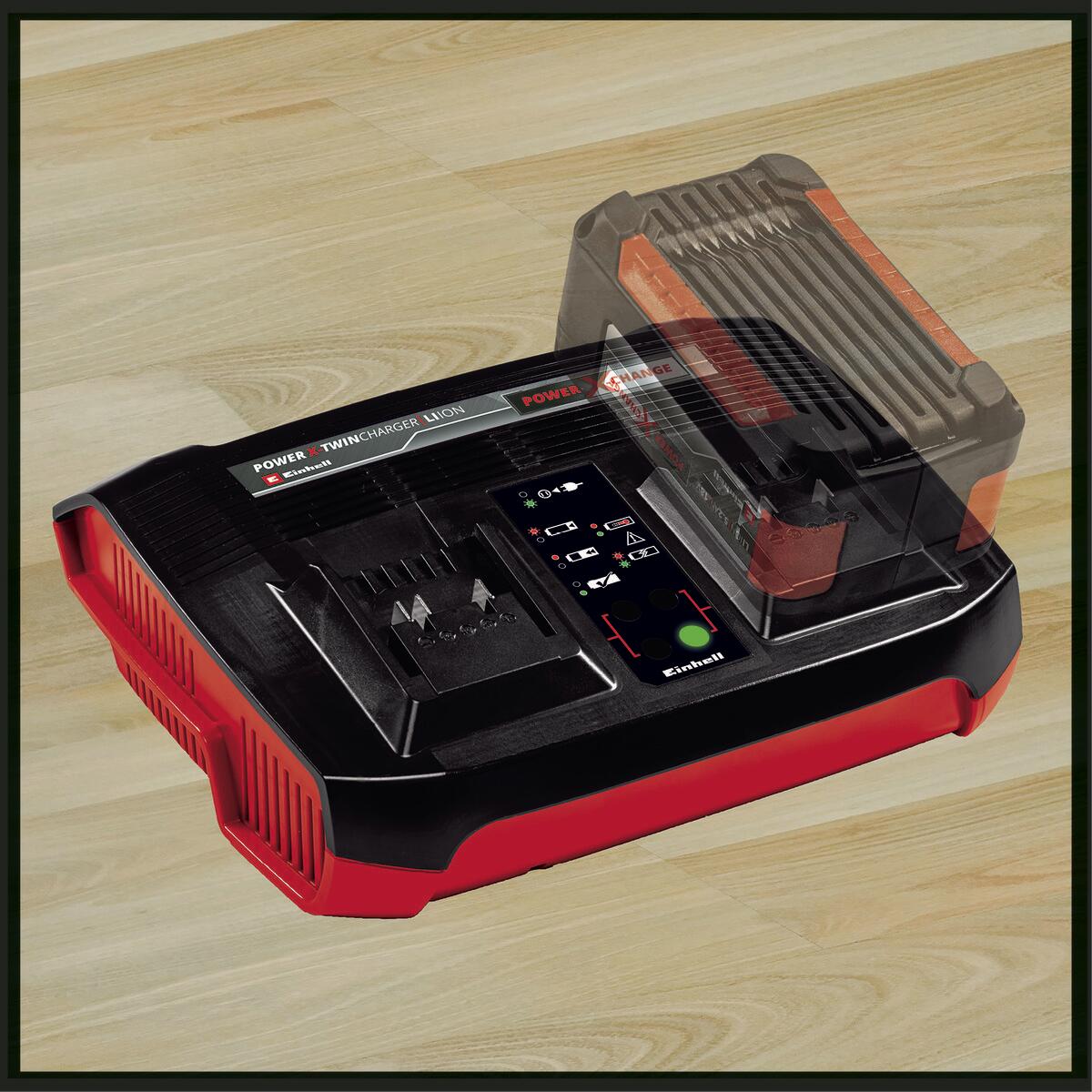 DOUBLE BATTERY CHARGER FOR 18V BATTERIES EINHELL PXC