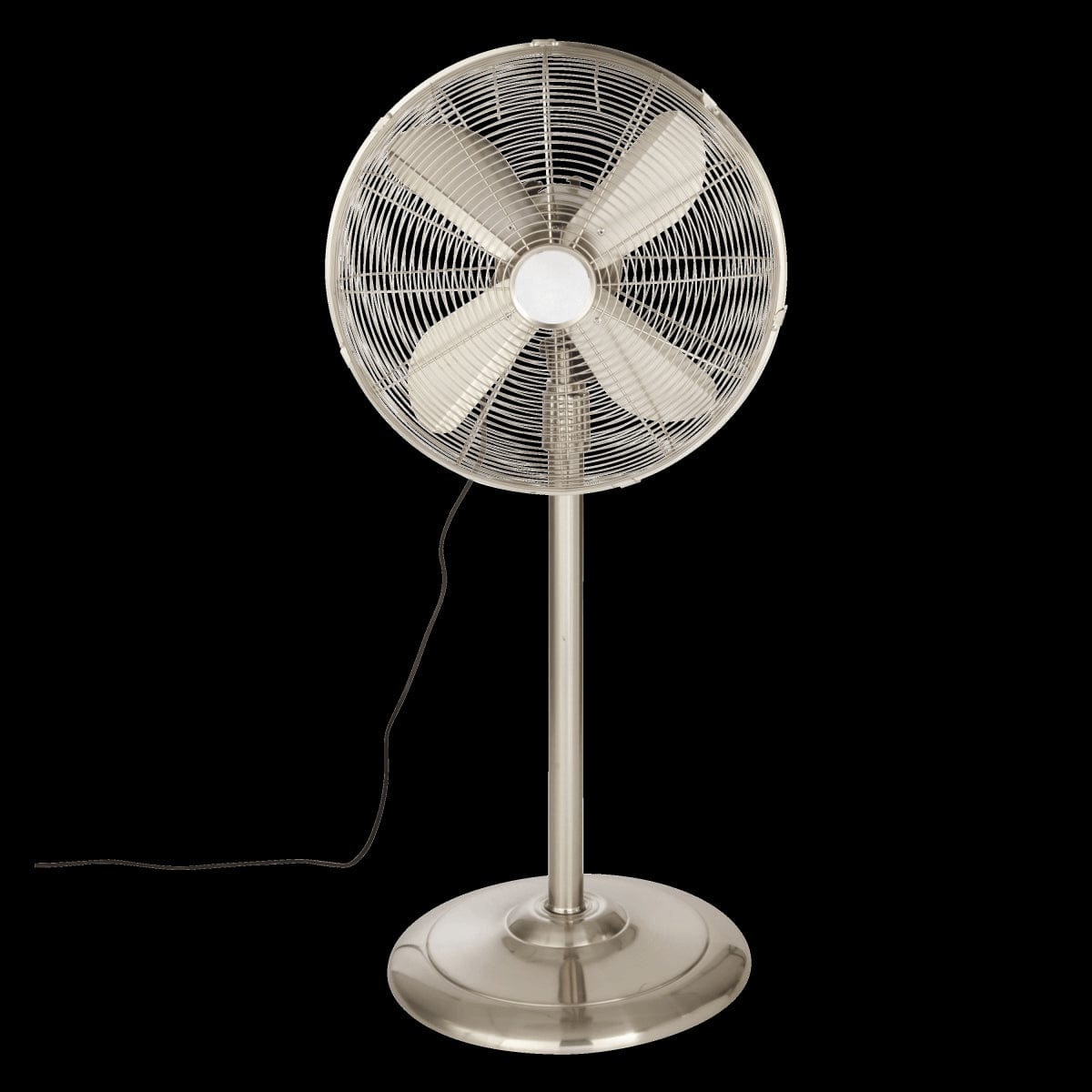 FLOOR FAN 40CM 45W SATIN NICKEL EQUATION