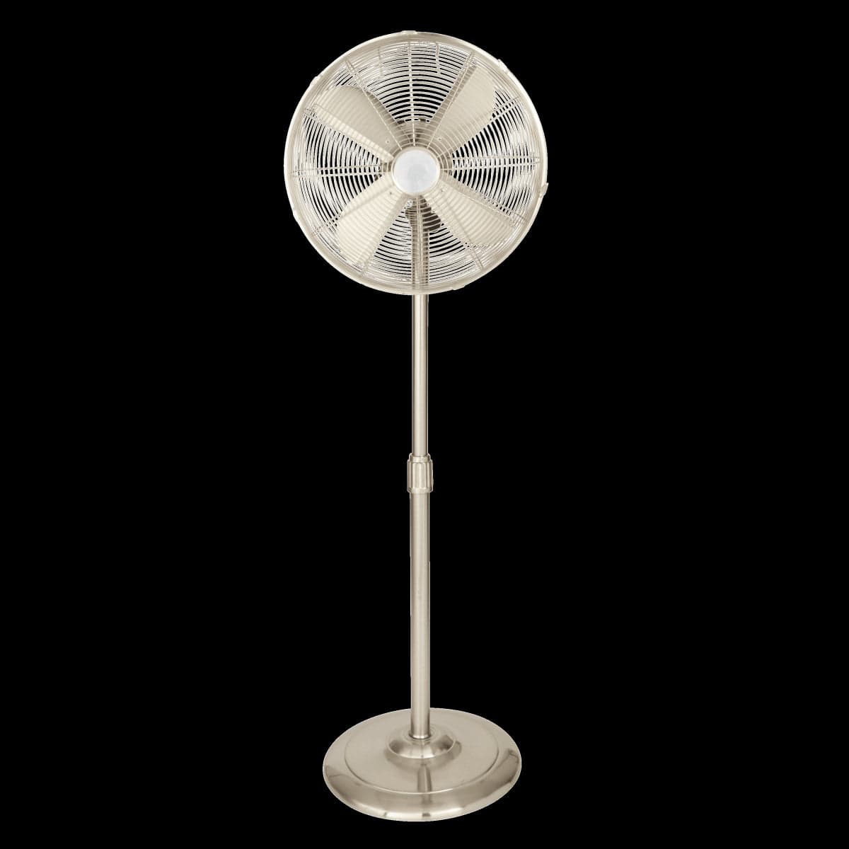 FLOOR FAN 40CM 45W SATIN NICKEL EQUATION