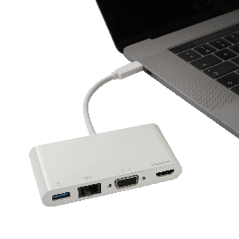USB ADAPTER TYPE C/RJ45/VGA/HDMI