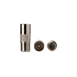 ADAPTER FEMALE PLUG TYPE F/MALE 9.52 MM