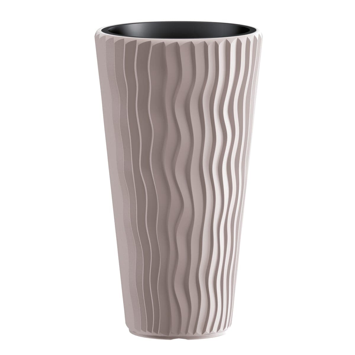 Bricocenter SANDY SLIM VASE WITH INSERT CM 30 H 53 SAND