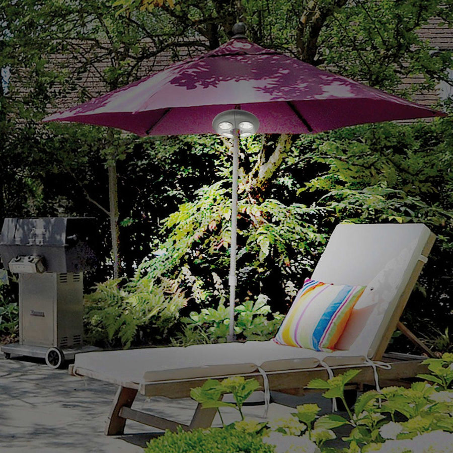 Bricocenter UFO LED PARASOL LIGHT 2,2W COLD LIGHT BATTERY OPERATED WITH REMOTE CONTROL
