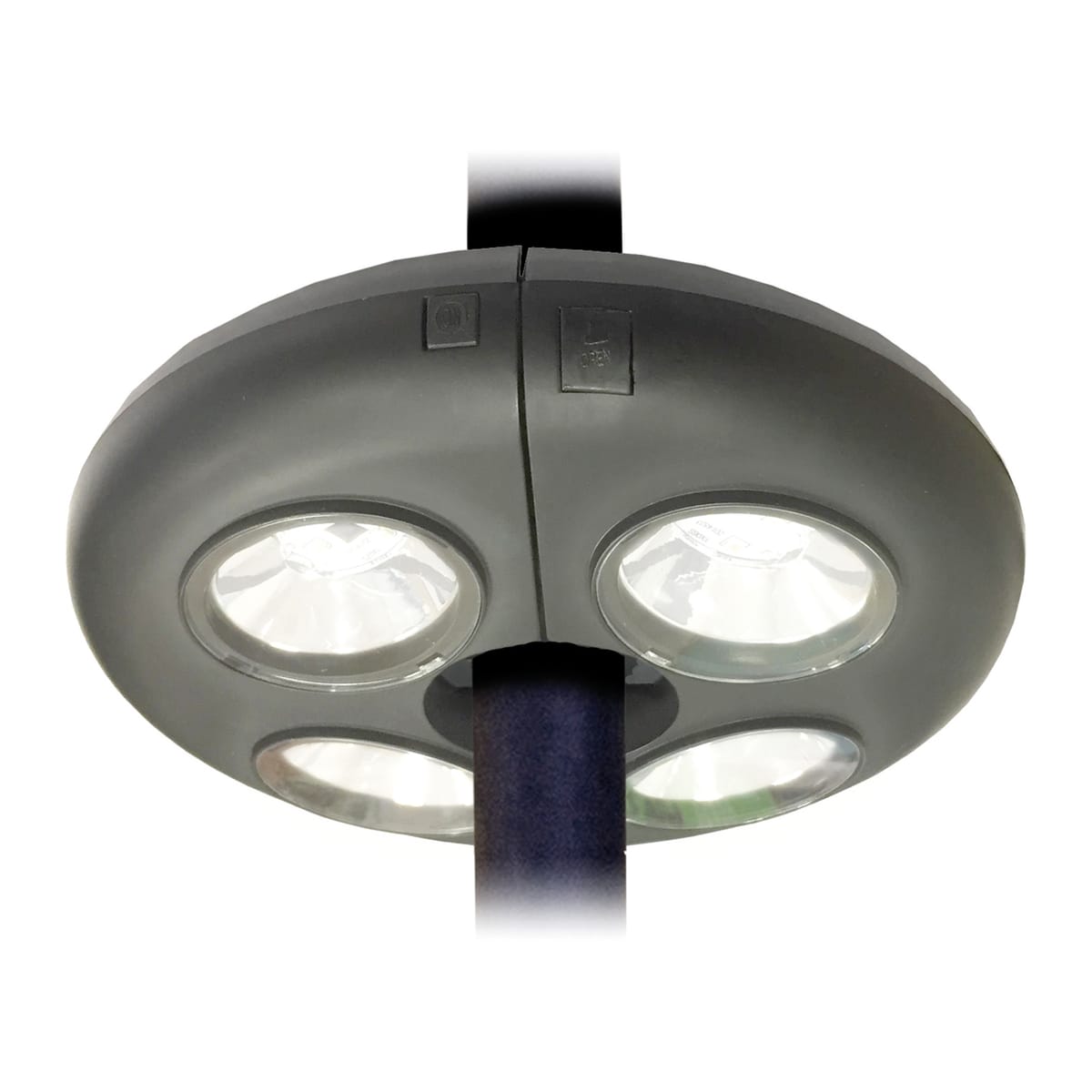 Bricocenter UFO LED PARASOL LIGHT 2,2W COLD LIGHT BATTERY OPERATED WITH REMOTE CONTROL