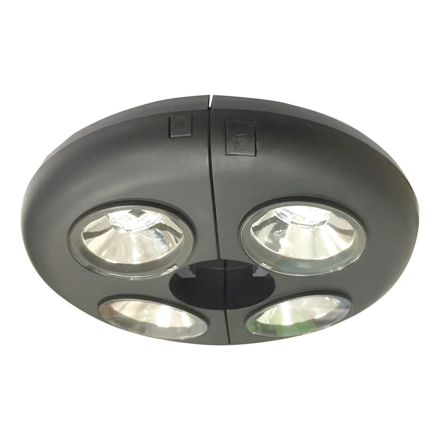 Bricocenter UFO LED PARASOL LIGHT 2,2W COLD LIGHT BATTERY OPERATED WITH REMOTE CONTROL