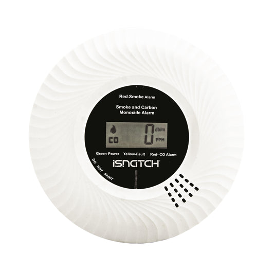 2IN1 SMOKE/CARBON MONOXIDE DETECTOR W/BATTERY 10 YEARS