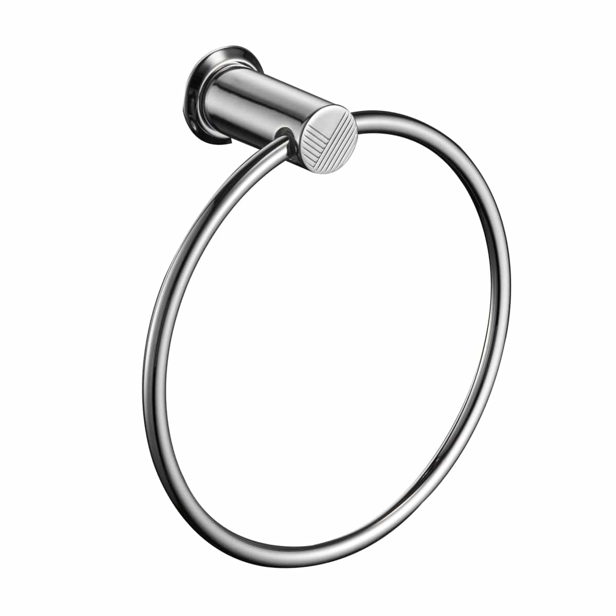 Bricocenter TOWEL HOLDER RING SCREWS EASY SENSEA CHROME