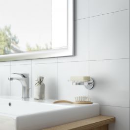 SOAP DISH SPRING CHROME