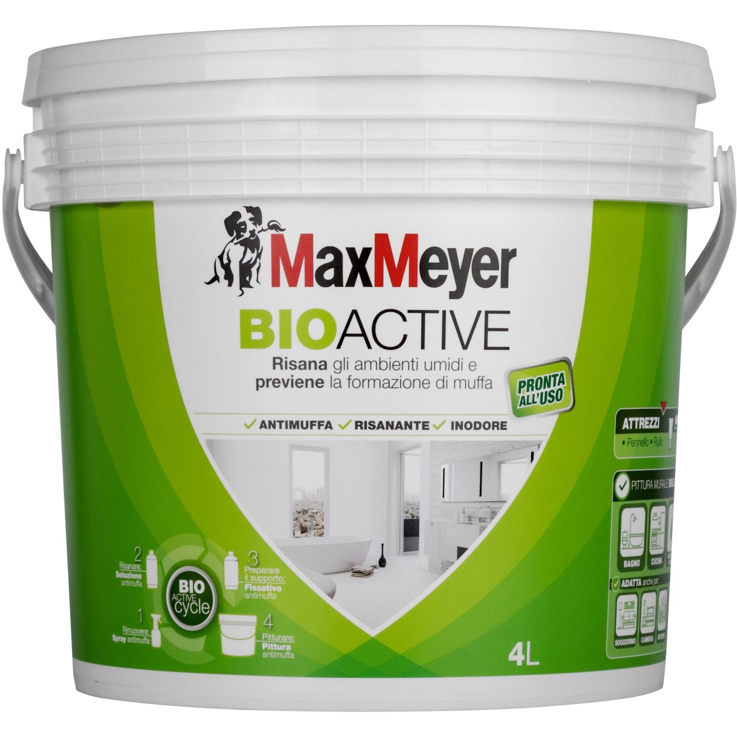 BIOACTIVE ANTI-MOULD WHITE PAINT A+ 4LT
