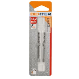 DEXTER METAL DRILL BIT DIAM 3.2MM. LUN