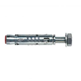 FISCHER CONCRETE PLUGS DIAM. 12 X 56 MM WITH SCREW, 4 PIECES