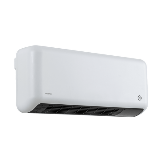 Clear 2 White Ceramic Fan Heater