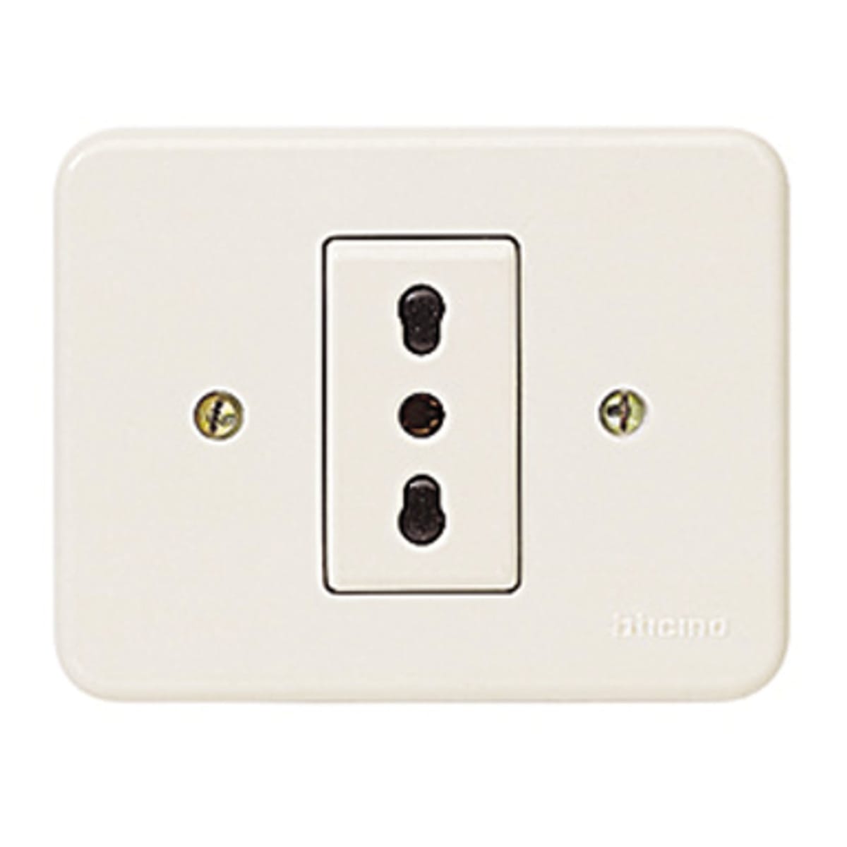 DOMINO TWO-PIN 10/16A MONOBLOC SOCKET