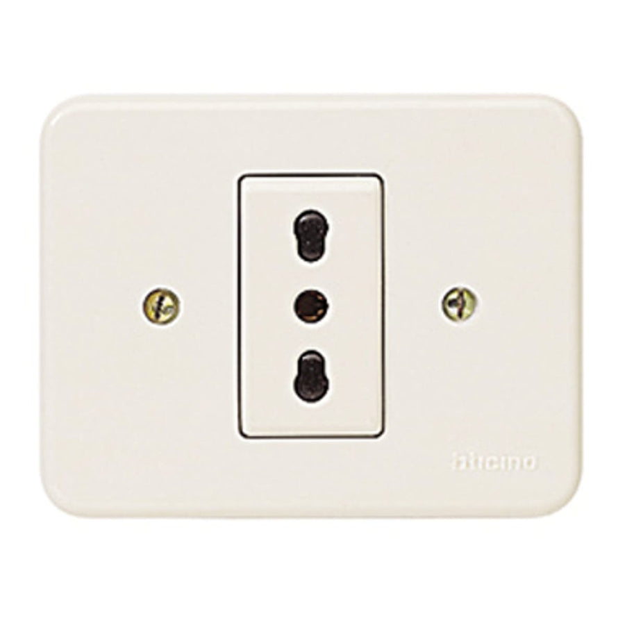 Bricocenter DOMINO TWO-PIN 10/16A MONOBLOC SOCKET