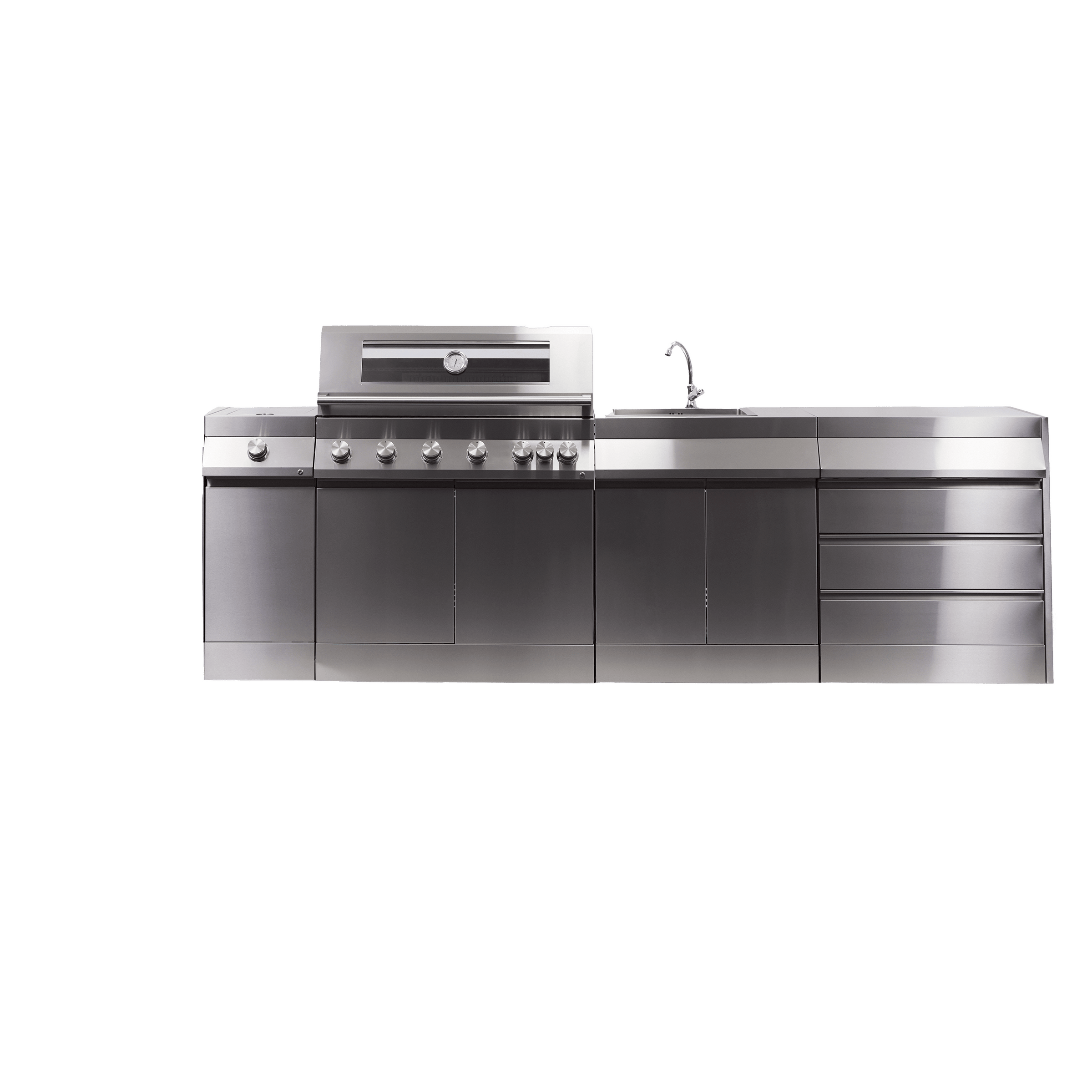 OUTDOOR CABINET COMPOSED OF 3 DRAWERS DIM 73X55.3X90CM FOR OUTDOOR KITCHEN NATERIAL ILO