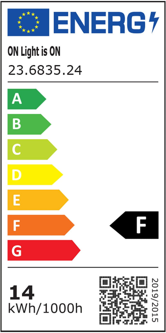 LED BULB SMART FROSTED DROP E27=14W 1400LM RGB CCT