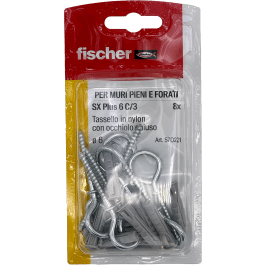 FISCHER S PLUGS DIAM 6 X 29 MM WITH OC