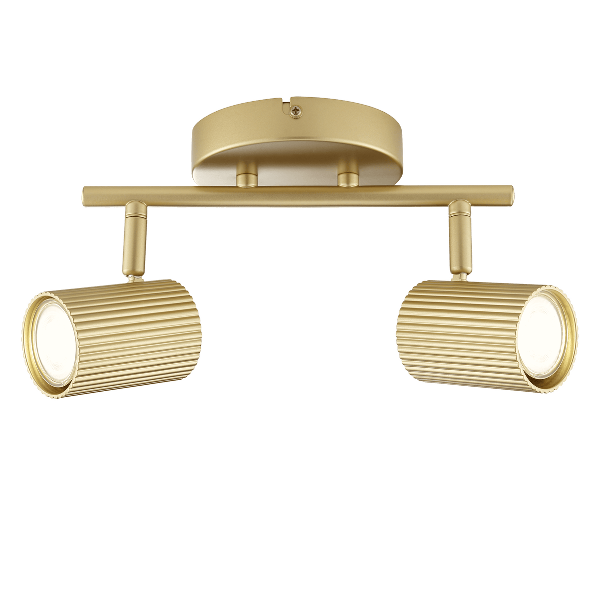 Fabio Matallo gold spotlights, L25cm, 2xGU10
