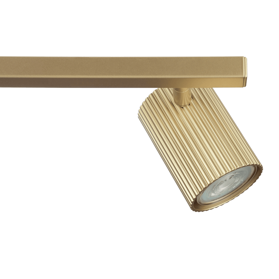 Lampadario fabio metallo oro l120cm 4xgu10