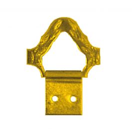 BAROQUE PICTURE HANGERS 6 PIECES BRASS