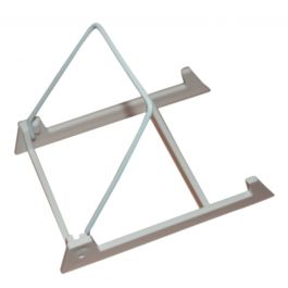 FOLDING PLASTIC PLATE HOLDER WHITE