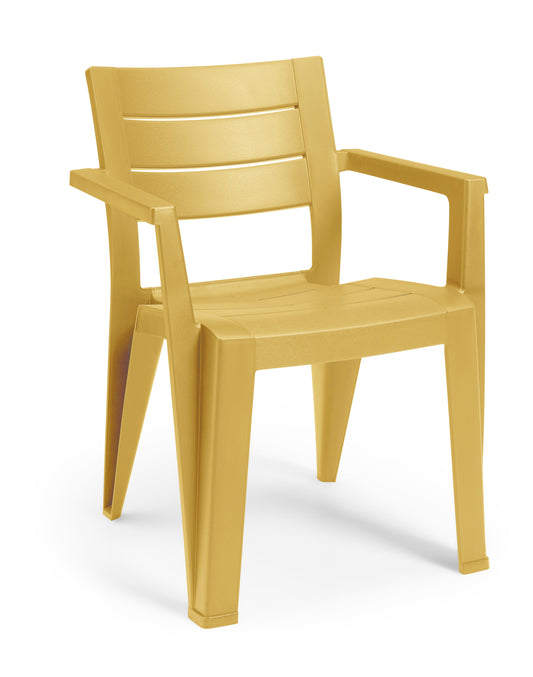 Julie chair, mustard yellow, 61.5 x 58.5 x 79 cm (h)