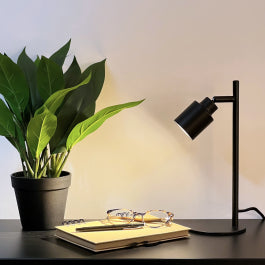 TEKLA STUDY LAMP METAL BLACK H29