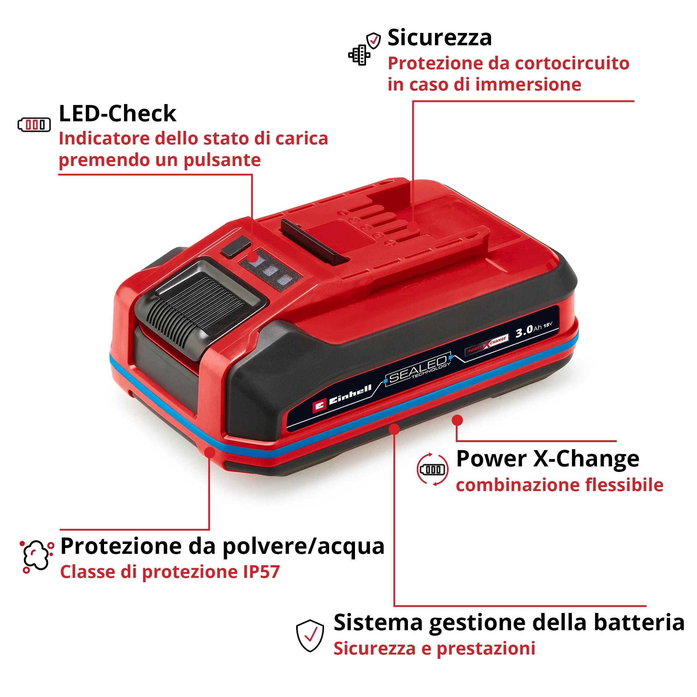 18V BATTERY CAPACITY 3 AH EINHELL