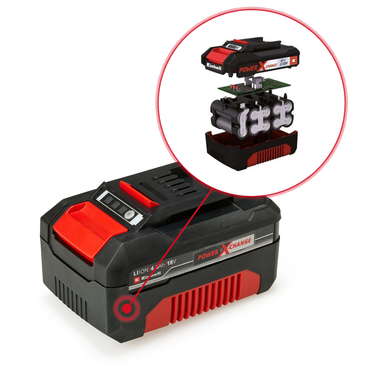 KIT 2 BATTERIES 4.0 AH 18V EINHELL