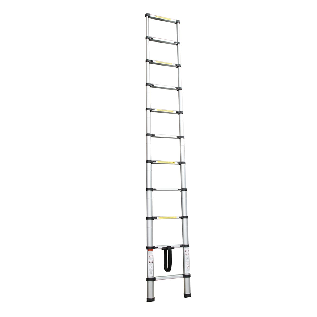 EXTENSIBLE LADDER 9 STEPS ANODISED ALUMINIUM