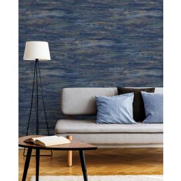 WALLPAPER MOTTLED BLUE 53X10,5MT