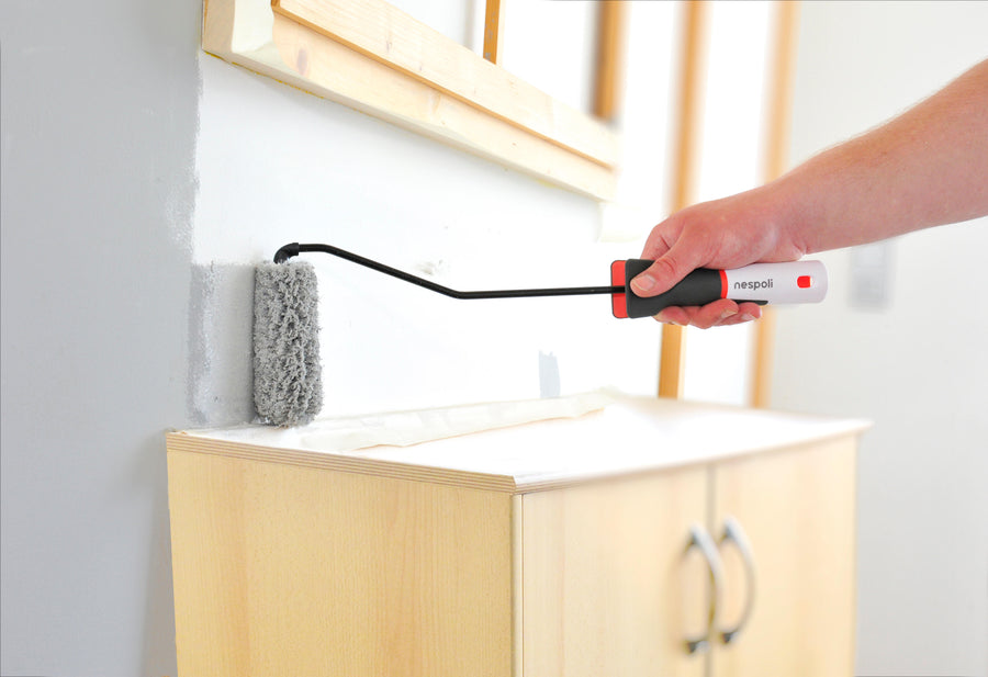 2 replacement mini rollers for painting smooth walls, Teflon-coated, diameter 17 mm, length 11 cm