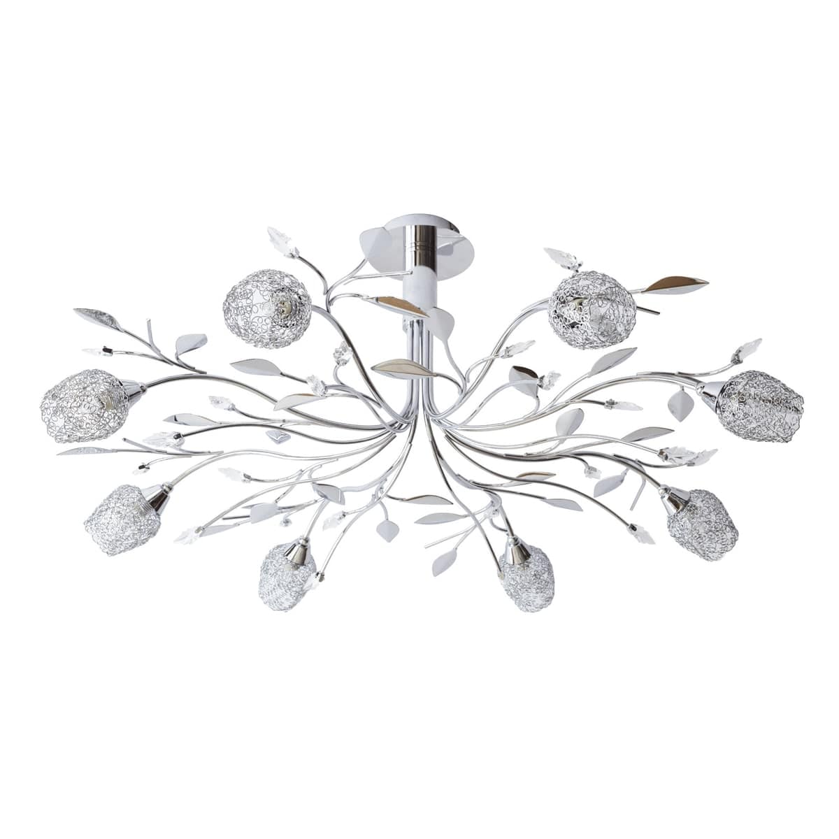 Bricocenter SPOTLIGHT ADRIANA METAL CHROME D95 8XG4=200W