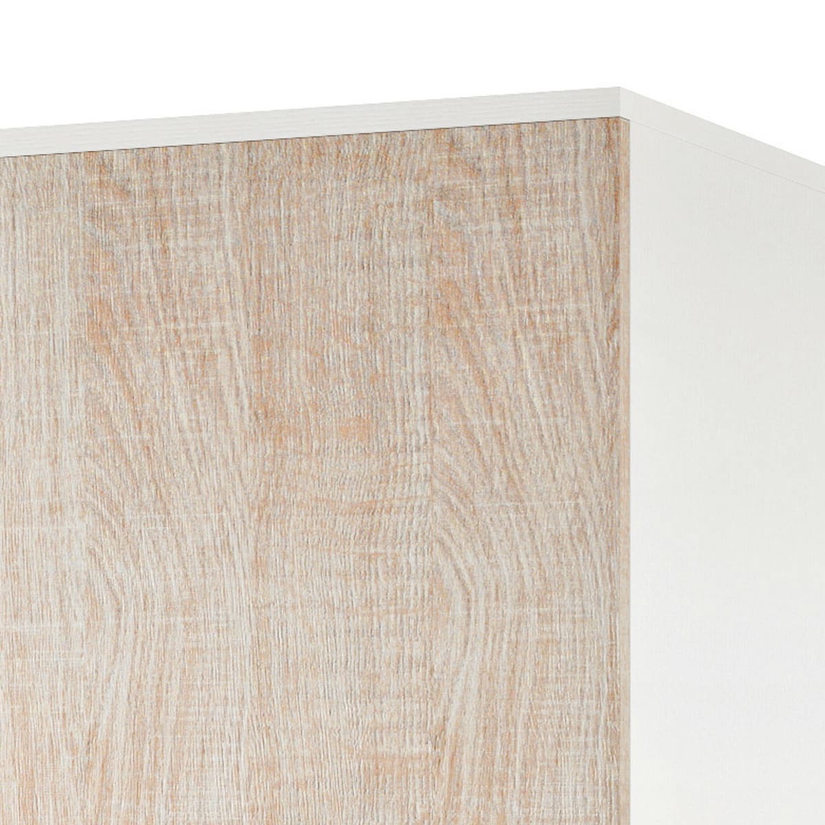 Bricocenter MULTIPURPOSE WHITE CM 195X45X45 1 DOOR CONCRETE 4 ADJUSTABLE SHELVES