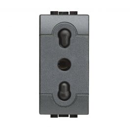 10/16A LIVING LIGHT ANTHRACITE SOCKET
