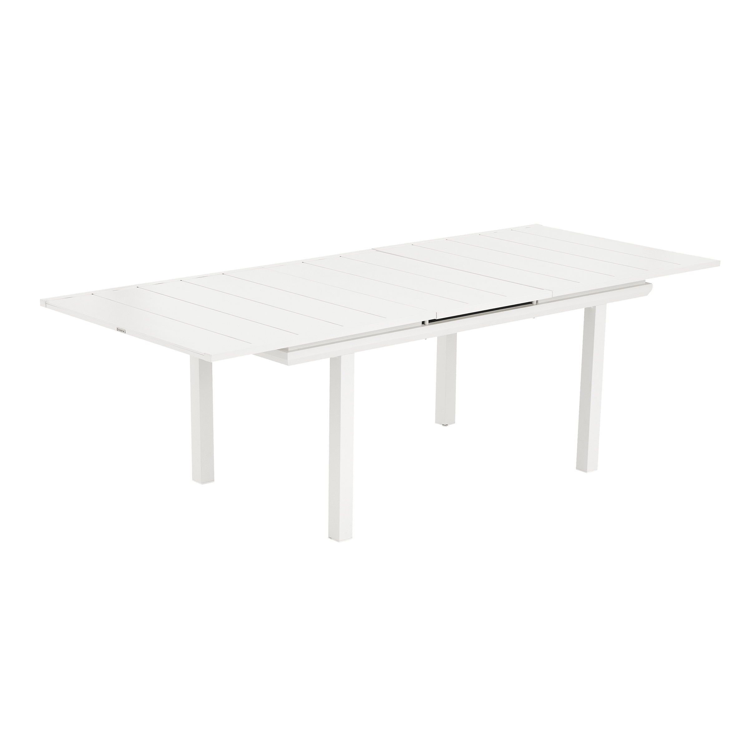Odyssea table 188/244 x 100, all-white aluminium, Naterial