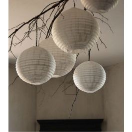 GOA PAPER CHANDELIER WHITE D30