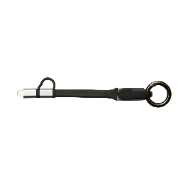 TYPE A USB /MICRO USB KEYRING CABLE + LIGHTNING ADAPTER